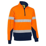Bisley Hi Vis Taped 1/4 Zip Sherpa Fleece BK6987T