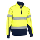 Bisley Hi Vis Taped 1/4 Zip Sherpa Fleece BK6987T
