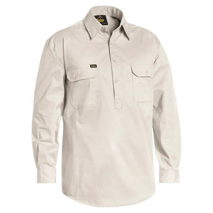 Bisley Lightwieght Closed Front Drill Shirt BSC6820