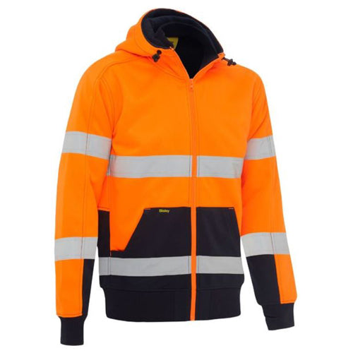 Bisley Hi Vis Taped Sherpa Hoodie BK6988T