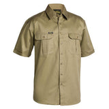 Bisley Drill Shirt Open Front S/s BS1433