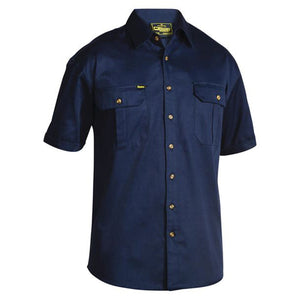 Bisley Drill Shirt Open Front S/s BS1433