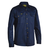 Bisley Drill Shirt Open Front L/s BS6433