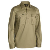 Bisley Drill Shirt Closed Front L/s BSC6433