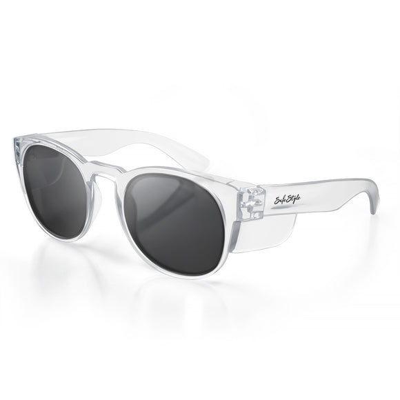 SafeStyle Cruisers Clear Frame Polarised Lens