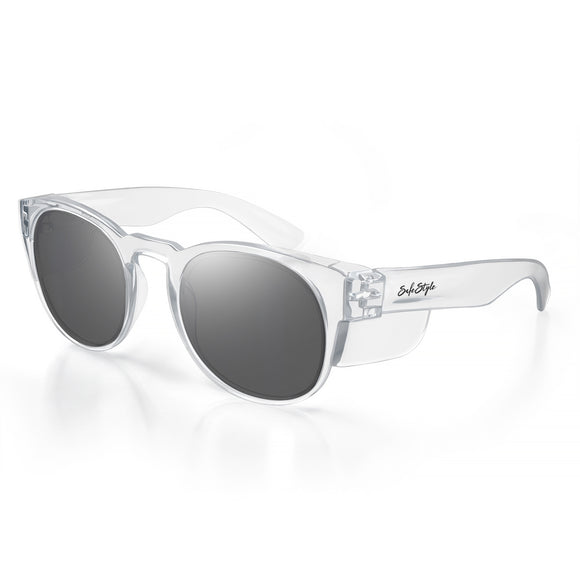 SafeStyle Cruisers Clear Frame Tinted Lens