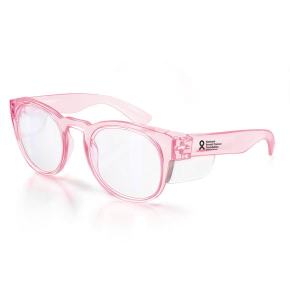 SafeStyle Cruisers Pink Frame Clear Lens