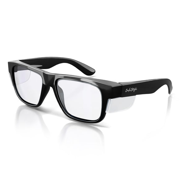 SafeStyle Fusions Black Frame Clear Lens