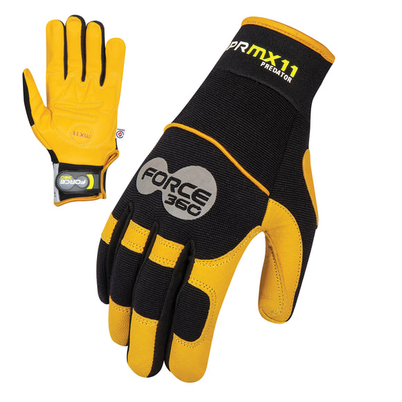 Force 360 Predator Deerskin Mechanics Glove GFPRMX11