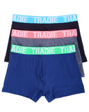 Tradie Mens 3 Pack Fitted Trunk